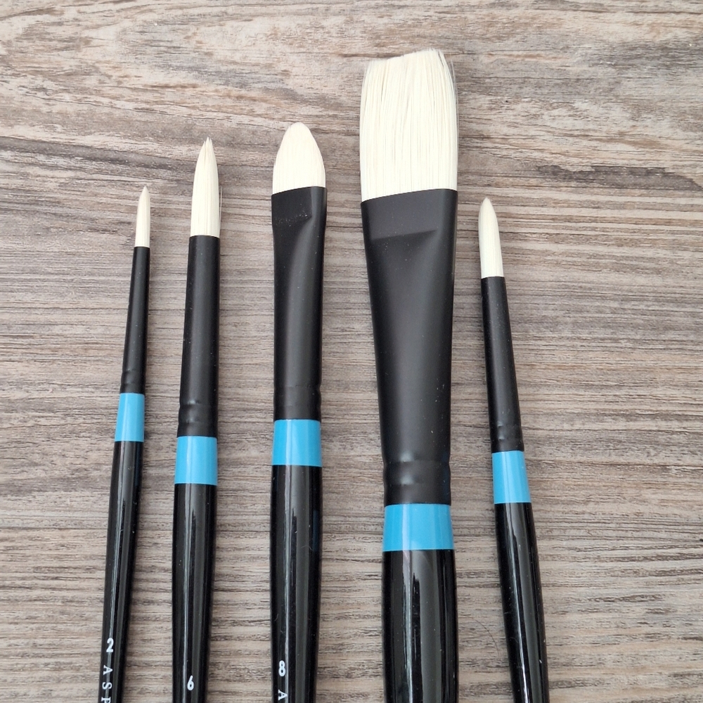 Oil Paint Brush Long Handle New Lot 5